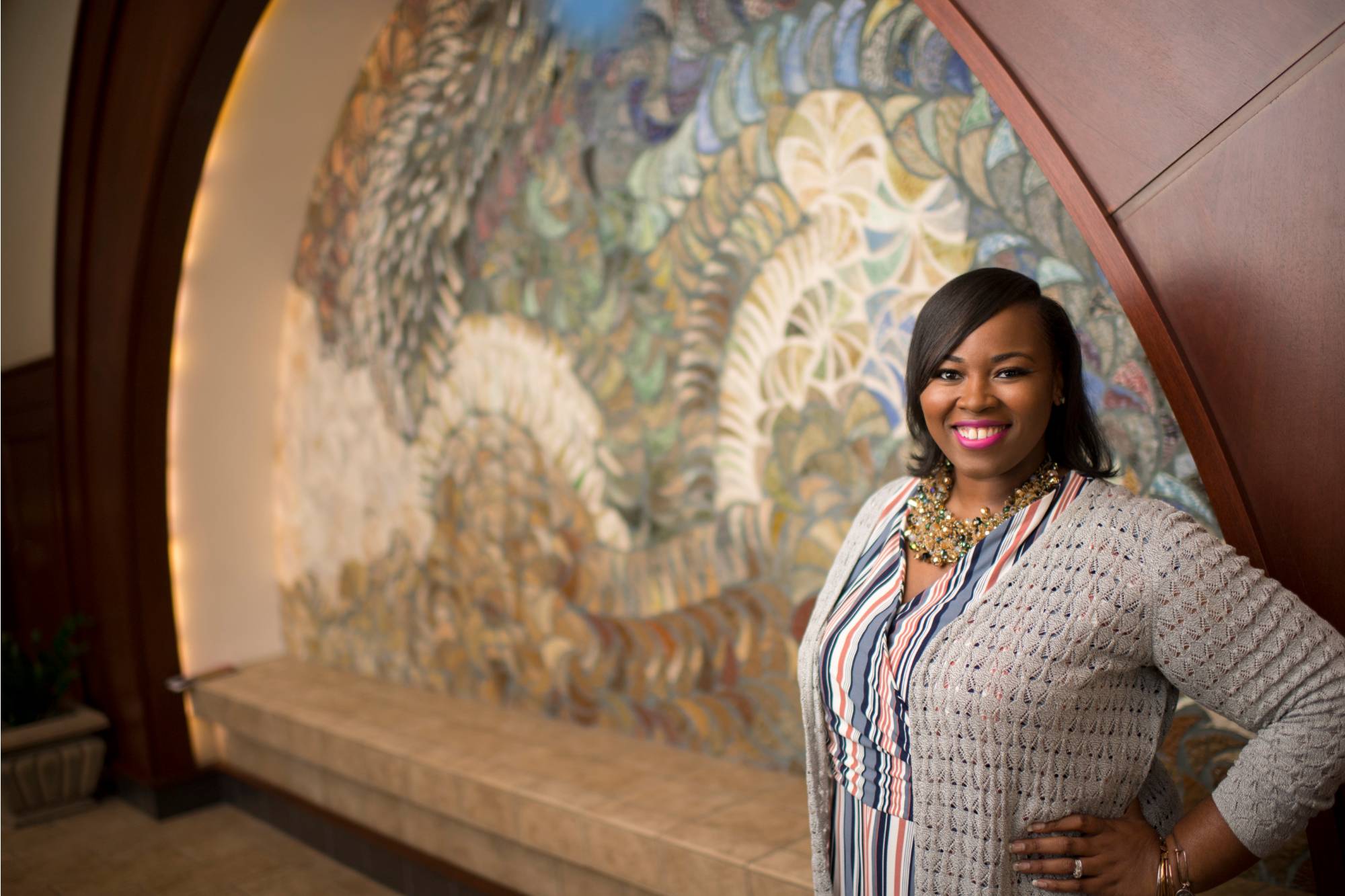 GVSU LEADS student studying at home.